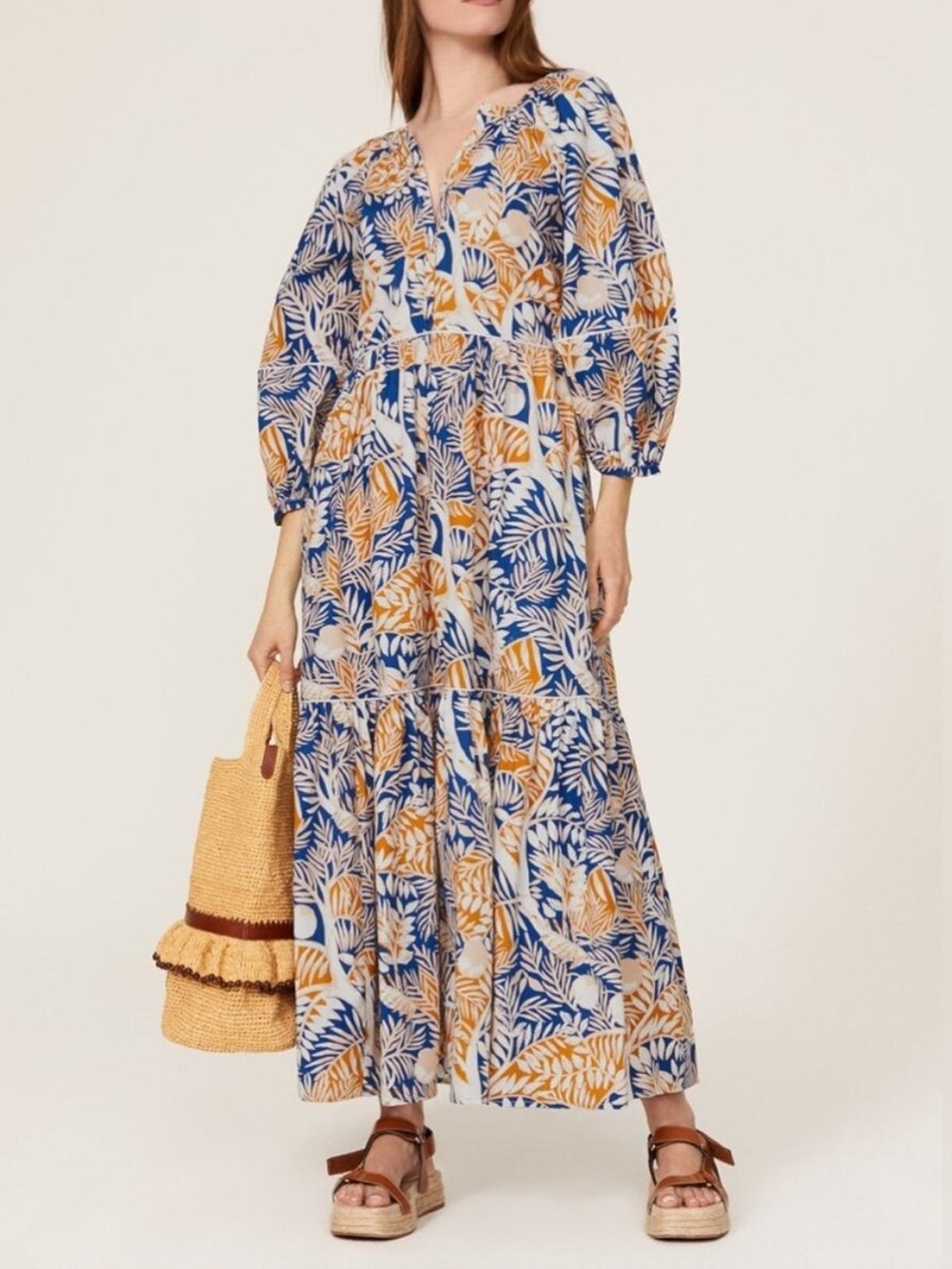 STAUD Floral Demi Dress